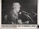 Kerrville Folk Festival 1977 With Tom Paxton, Townes Van Zandt and others.