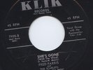 Fred Parris & The Scarlets RARE Doo Wop 45 KLIK She's Gone Five Satins HEAR IT