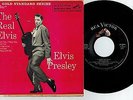 MFD IN CANADA BLACK LABEL EPA-5120 45 RPM ELVIS PRESLEY : THE REAL ELVIS