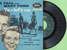 LES PAUL & MARY FORD  I'm A Fool To Care CAPITOL EAP 1-554 Pre Spain 1955 EP VG+