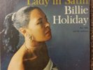 BILLIE HOLIDAY LADY IN SATIN COLUMBIA WHITE LABEL PROMO LP