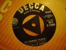 UK DECCA TRI CENTRE-WEE WILLIE HARRIS- NO CHEMISE PLEASE-VG+
