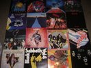 45-HRD ROCK/METAL LP LOT-AC/DC-KISS-SABBATH-PRIEST-RUSH-CRUE-OZZY-GUNS ROSES LPs