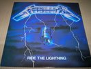 METALLICA Ride The Lightning + Inner - MFN27 A1 B1 1st Press no barcode UK - EX+