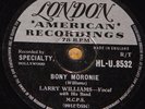 LARRY WILLIAMS   BONY MORONIE   YOU BUG   UK 78 RECORD   ROCK N ROLL ROCKABILLY