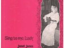 JANET JONES Sing To Me Lady LP VINYL UK Midas 1972 12 Track Original Red/Silver