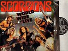 THE SCORPIONS world wide live DOUBLE LP EX-/EX- SCORP 1 A1 1st uk with inners