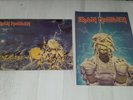 IRON MAIDEN 2x promotonal cards life after death 1984,85