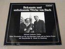 Michael Goldstein & H.Wunderlich - J.S.Bach  Bekannte und unbekannte Werke  Lp