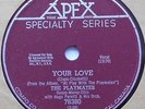 THE PLAYMATES Beep beep / Your love VG++ to NM- CANADA 1958 APEX 78 Rpm TEEN POP
