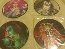 KISS PICTURE DISC 7 INCH SET OF 4 GENE SIMMONS CREATURES OF THE NIGHT