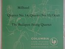 MILHAUD: Quartet No. 14, 15 BUDAPEST STRING QUARTET ’50 Columbia Mono LP NM