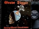 GRAVE DIGGER Heavy Metal Breakdown LP Vinyl Noise Records N 007 + Merch Sheet