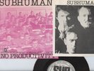 SUBHUMANS Firing Squad/No Productivity 45 1980 Canada Punk