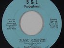 Crossover Sweet Soul 45 - Soul Projections - It's Up To You Girl - B&L VG++ mp3