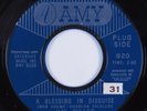Northern Soul 45 HAL MILLER A Blessing In Disguise AMY VG+ HEAR