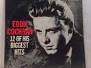 Eddie Cochran - 12 of His Biggest Hits LP - Liberty LRP 3172 - Plays Great