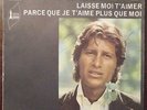 autographe mike brant  dédicace signed 45t laisse moi t'aimer