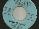 DOOWOP R&B bw/ ROCKER- DeROY GREEN & COOL GENTS- BEGGAR TO  -HEAR 1961 CEE-JAY