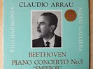 SAX 2297 BLUE/SILVER. BEETHOVEN PIANO CONCERTO #5. CLAUDIO ARRAU. SUPERB