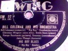 78T  JAZZ  SWING  BILL COLEMAN/DJANGO REINHARDT   