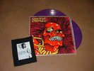 SEPTIC DEATH 2xlp Crossed Out Twice Purple vinyl poster sleeve +patch pushead