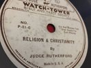 Watch Tower Judge Rutherford Religion And Christianity Record No. P-81-C