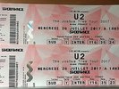 U2 Stade de france- Paris 26/07/17 - 2 Places cat:1 Excellent Emplacement