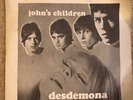 JOHN'S CHILDREN, DESDEMONA 1967 TRACK 45 Record
