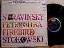 TAS CAPITOL SP-8407 STOKOWSKI STRAVINSKY FIREBIRD PETRUSHKA VG++ TO NM