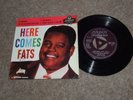 FATS DOMINO HERE COMES FATS = RARE UK 4 TRACK TRI 7inch E.P. ON LONDON EX COND