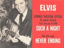 ELVIS PRESLEY--PICTURE SLEEVE + 45---(SUCH A NIGHT)---PS---PIC---SLV