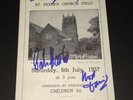 John Lennon Quarrymen Hand Signed Garden Fete Replica Rare  The Beatles