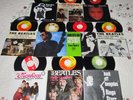 Ten Vinyl 45 w/Picture Sleeves-The Beatles;Bob Dylan;The Monkees;