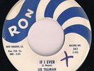 LEE TILLMAN IF I EVER / WILL TRAVEL smooth New Orleans Soul 45 on RON 341 VG+