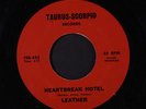 LEATHER: I'm Waiting For The Man / Heartbreak Hotel 45 (heavy 70s Psych with od