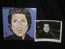LEONARD COHEN RECENT SONGS COLUMBIA RECORDS WHITE LABEL PROMO WITH PHOTO & FLYER