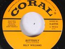 50'S Coral Nos 45 Billy Williams - Butterfly / The Pied Piper On Coral