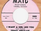 TENN White DooWop Teen TOMMY MORELAND/Grp I Want a Girl Like You/That's You HEAR