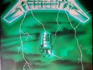 METALLICA  RIDE THE LIGHTNING FRENCH LP  MISPRINT GREEN COVER ORIGINAL METAL