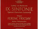 FERENC FRICSAY BEETHOVEN SYMPHONY NO.9 DGG ED1 RED STEREO 2LP SLPM 138002/003 NM