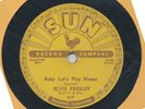78 RPM Elvis Presley, Baby Lets Play House/I'm Left You're Right, Sun, F