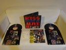 VG++/NM- BEAUTIFUL  KISS Alive II LP ORIGINAL BOOKLET/COMPLETE TATTOO SHEET  Gun
