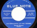 EX/NM- Original Blue Note 45 by LOU DONALDSON with THE 3 SOUNDS 