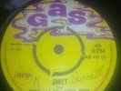 TONY and THE HIPPY BOYS - JANET/BELIEVE ME - 7'' GAS RECORDS GAS 121  1969  JAM