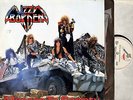 LIZZY BORDEN menace to society LP EX+/VG RR 9664 with lyric inner europe 1986