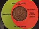 THE CLASSMEN Doin Me Right 45 PEARCE Kansas City NORTHERN SOUL