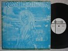 IRON MAIDEN KILLERS BLUE COVER & DIFF LABEL LP Label Error Print