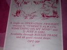 PALE FOUNTAINS POSTER   1982 orig. M-.