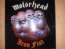 Signed, autographed,  Motorhead Iron Fist Album